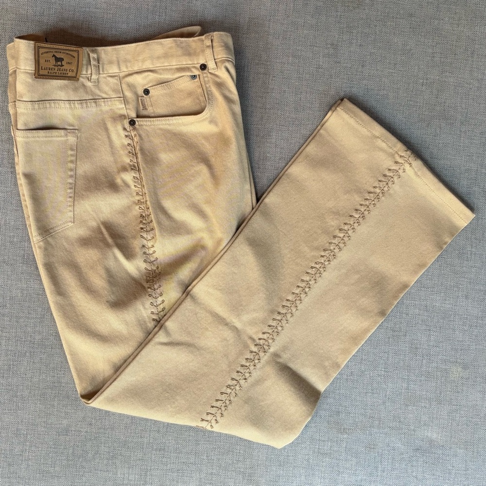 NWOT Ralph Lauren Denim Jeans with side seam detail